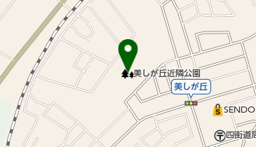 美しが丘近隣公園の地図画像