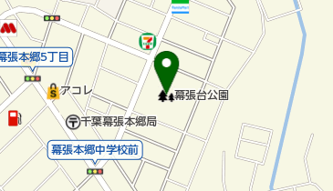 幕張台公園の地図画像