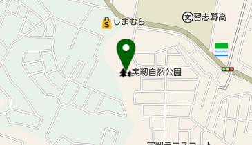 実籾自然公園の地図画像
