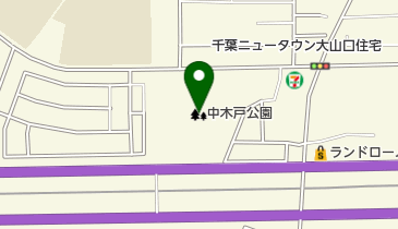 中木戸公園の地図画像