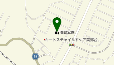 浅間公園の地図画像