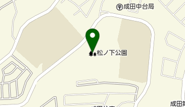 松ノ下公園の地図画像