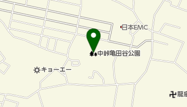 中峠亀田谷公園の地図画像