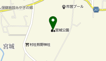 宮城公園の地図画像