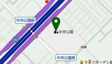 中央公園の地図画像