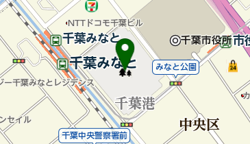 港公園の地図画像