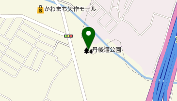 丹後堰公園の地図画像