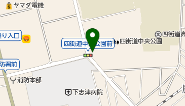 四街道中央公園の地図画像