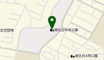 湖北台中央公園の地図画像