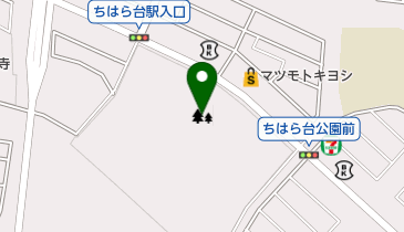 ちはら台公園の地図画像