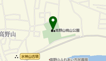 高野山桃山公園の地図画像