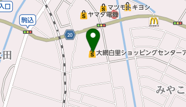 イオン大網白里店の地図画像