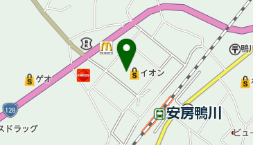 イオン鴨川店の地図画像