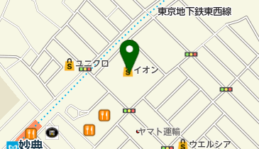 イオン市川妙典店の地図画像