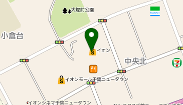 イオン千葉ニュータウン店の地図画像