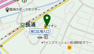 イオン長浦店の地図画像