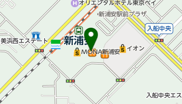 イオンスタイル新浦安MONAの地図画像