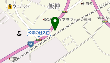 BMW成田の地図画像