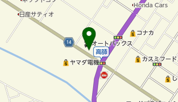 ユーノスホリエマツダアンフィニ茂原中央の地図画像