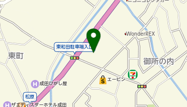 千葉マツダ成田店の地図画像