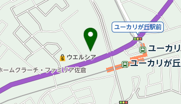 千葉マツダユーカリが丘店の地図画像