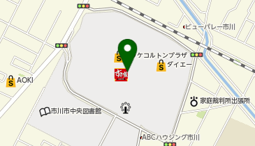 3COINS+plus市川ニッケコルトンプラザ店の地図画像