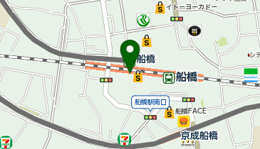 3COINSシャポー船橋店の地図画像