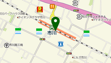 3COINSシャポー市川店の地図画像