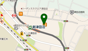 アニメイトイオンモール津田沼の地図画像