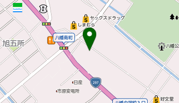 ニコニコレンタカー市原八幡店の地図画像