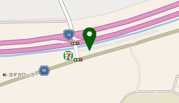 ニコニコレンタカー君津坂田店の地図画像