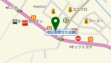 快活CLUB成田土屋店の地図画像