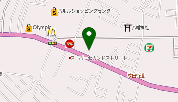 快活CLUB八千代店の地図画像