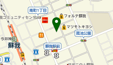 セントラルフィットネスクラブ蘇我の地図画像