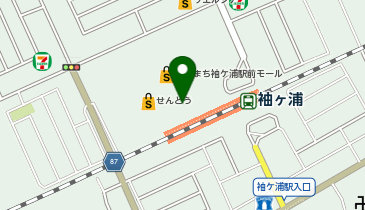 セントラルフィットネスクラブ24袖ケ浦駅前の地図画像
