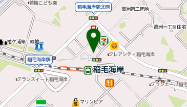 スタジオヨガピス稲毛海岸の地図画像