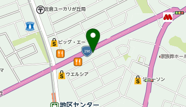 バーガーキングユーカリが丘店の地図画像