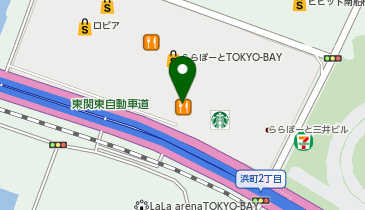 星乃珈琲店ららぽーとTOKYO-BAY店の地図画像