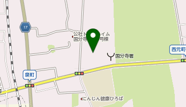 国分寺市役所の地図画像