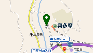 奥多摩町役場の地図画像