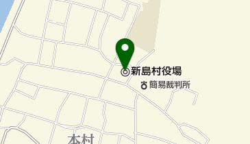 新島村役場の地図画像