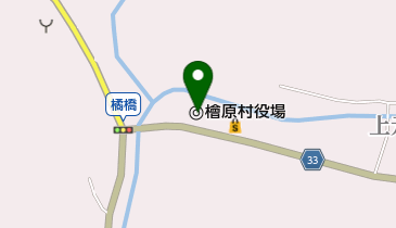 檜原村役場の地図画像