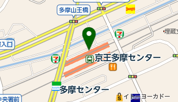 多摩市役所多摩センター駅出張所の地図画像