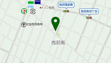 杉並区役所西荻区民事務所の地図画像