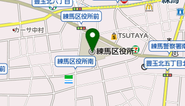 練馬区練馬区民事務所の地図画像