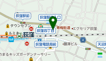 杉並区役所荻窪駅前事務所の地図画像
