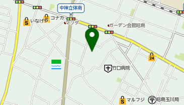 昭島市東部出張所の地図画像
