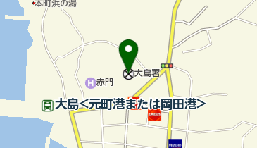 大島警察署の地図画像