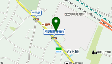 滝野川警察署の地図画像