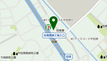 目黒警察署の地図画像